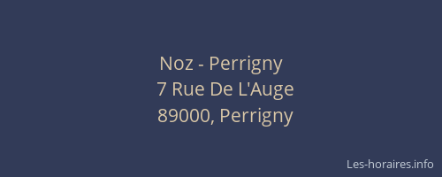 Noz - Perrigny
