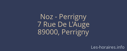 Noz - Perrigny