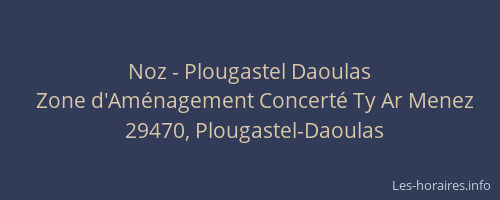 Noz - Plougastel Daoulas