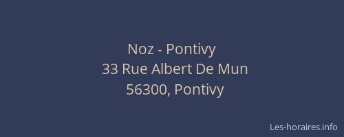 Noz - Pontivy