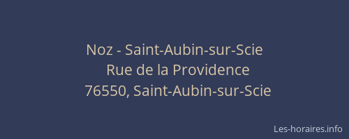 Noz - Saint-Aubin-sur-Scie