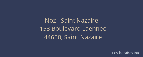 Noz - Saint Nazaire