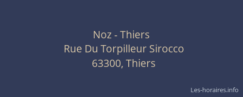 Noz - Thiers