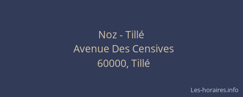 Noz - Tillé