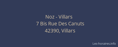 Noz - Villars
