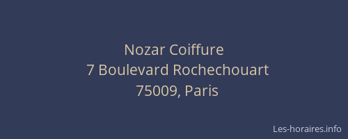 Nozar Coiffure