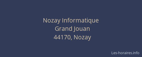 Nozay Informatique