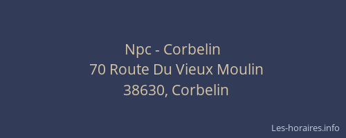 Npc - Corbelin