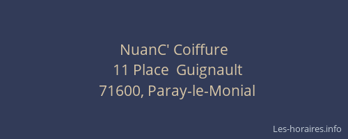 NuanC' Coiffure