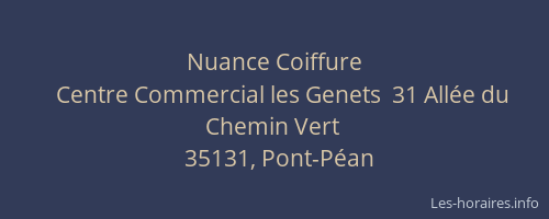 Nuance Coiffure