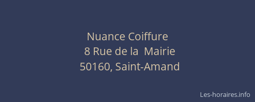 Nuance Coiffure
