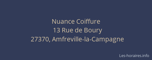 Nuance Coiffure