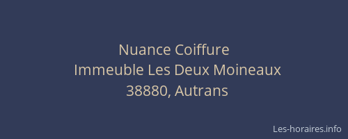 Nuance Coiffure