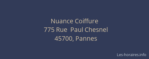 Nuance Coiffure