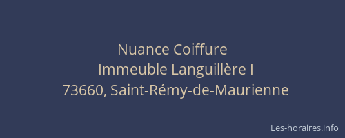 Nuance Coiffure