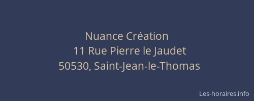 Nuance Création