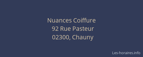Nuances Coiffure