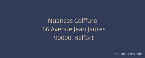 Nuances Coiffure