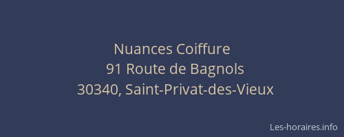 Nuances Coiffure