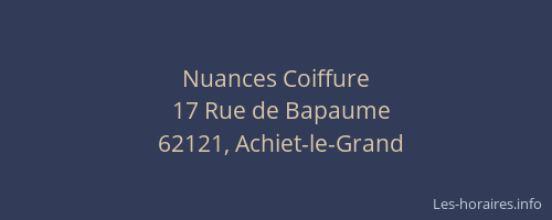 Nuances Coiffure