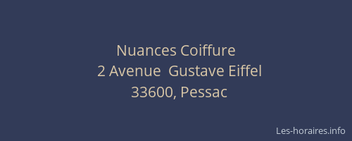 Nuances Coiffure
