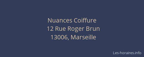 Nuances Coiffure