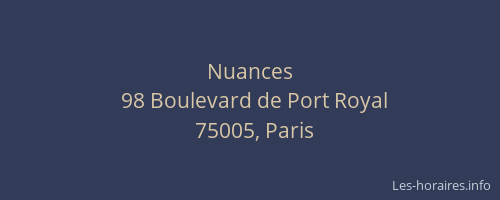 Nuances