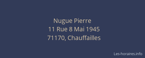 Nugue Pierre