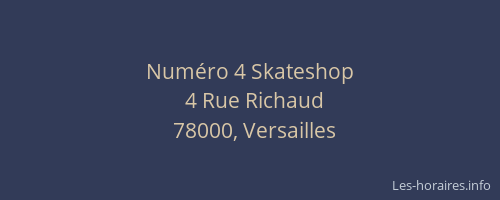 Numéro 4 Skateshop