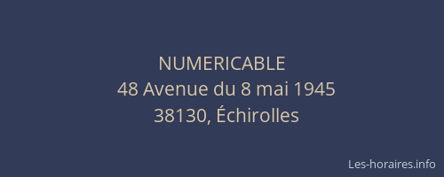 NUMERICABLE
