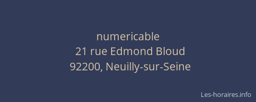 numericable