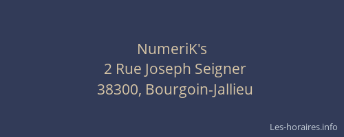 NumeriK's