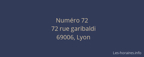 Numéro 72