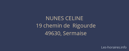 NUNES CELINE