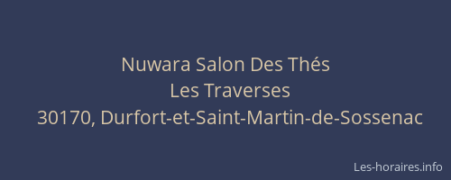 Nuwara Salon Des Th&eacute;s
