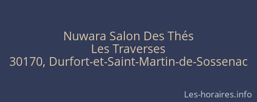 Nuwara Salon Des Thés