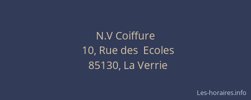 N.V Coiffure