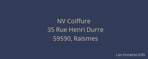 NV Coiffure