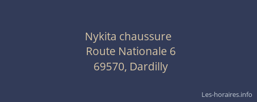 Nykita chaussure