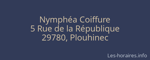 Nymphéa Coiffure