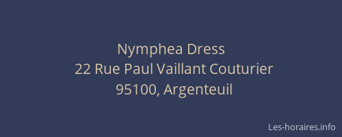 Nymphea Dress