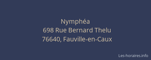Nymphéa