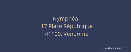 Nymph&eacute;a
