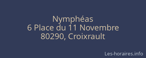 Nymphéas