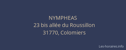 NYMPHEAS