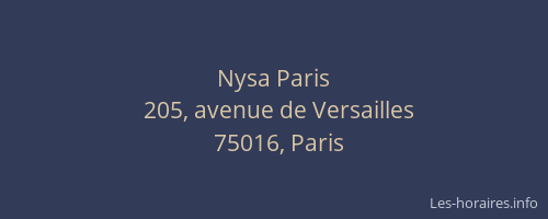 Nysa Paris