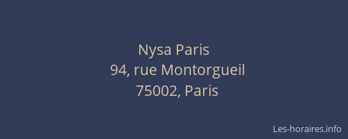 Nysa Paris