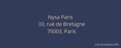 Nysa Paris