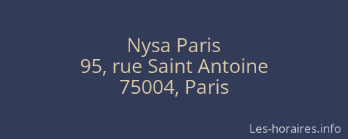 Nysa Paris