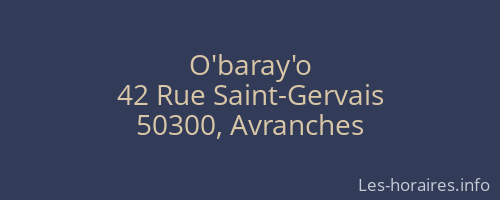 O'baray'o